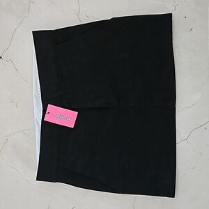 NWT WOMEN'S EDIKTED BLACK MICRO MINI SKIRT SZ SMALL $54